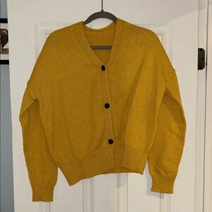 Cozy Mustard Yellow Women's Sweater